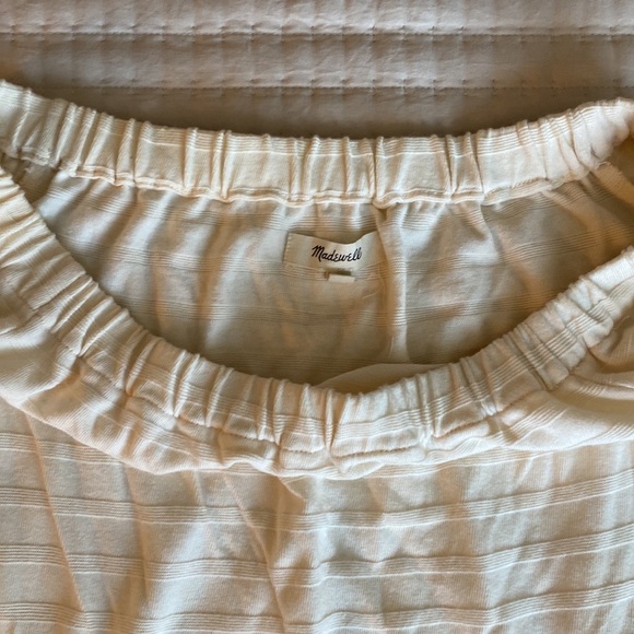 Madewell off the shoulder cream top - Picture 3 of 3